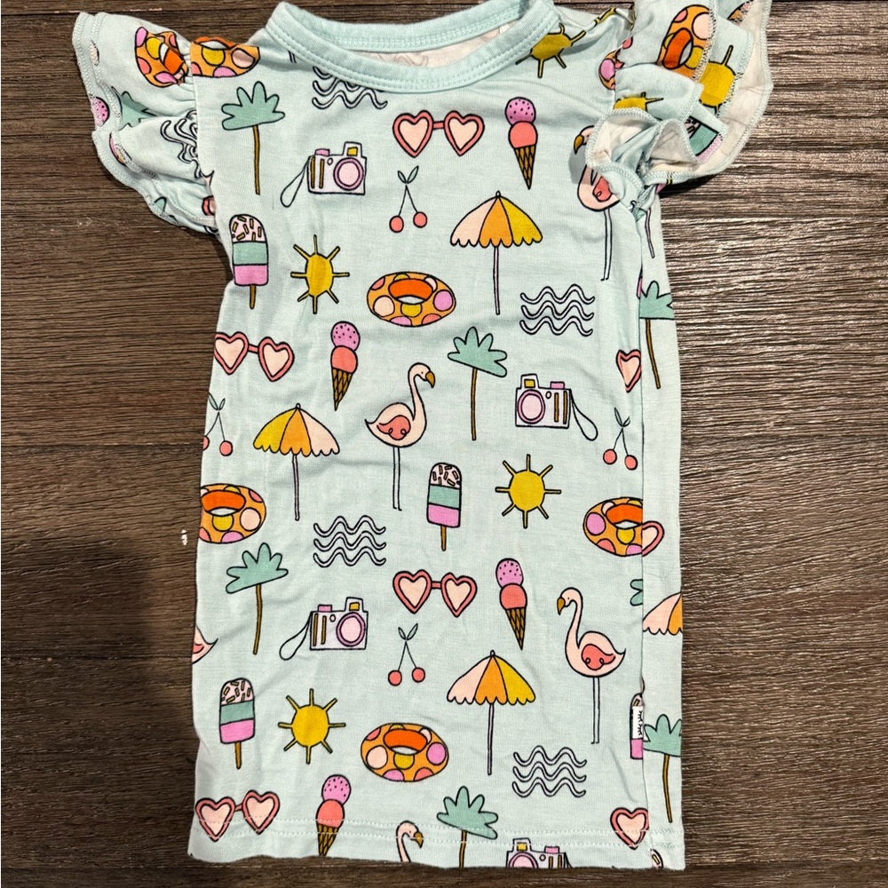 Little Sleepies Multicolor Kids Shirt Size 6-12 Months